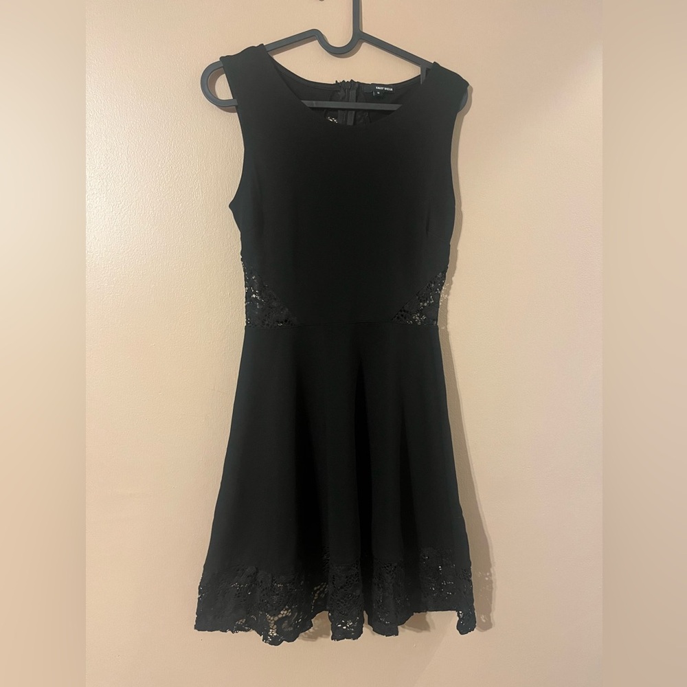 Black mini dress